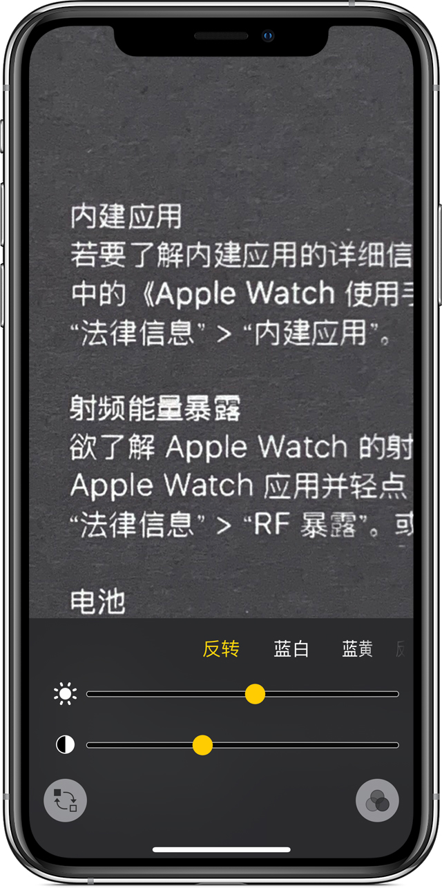 咸安苹果手机维修分享iPhone 小技巧：使用自带的放大器功能放大文字 